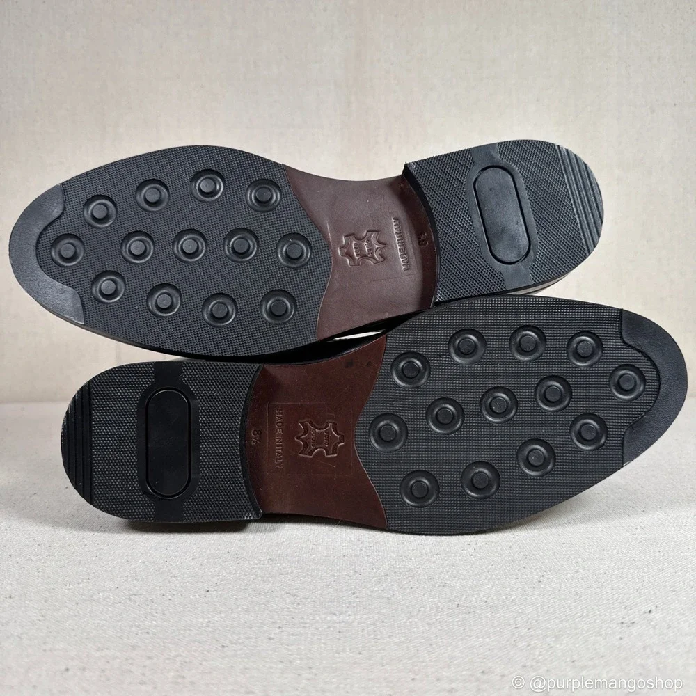 NWOT VINTAGE 1990s IMPULSE STEEPLE GATE Leather Boots | M  display picture 1